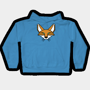 Geometric Fox Kids Hoodie